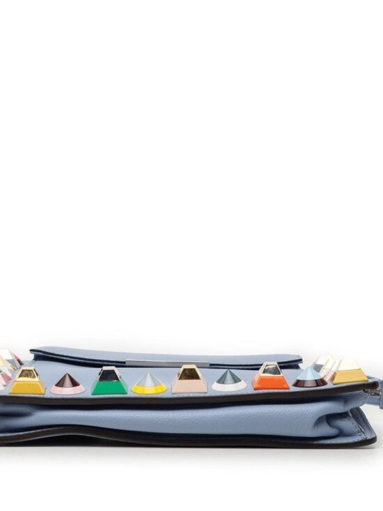 Fendi Crossbody Shoulder Bag Blue Leather - Picture 3 of 7